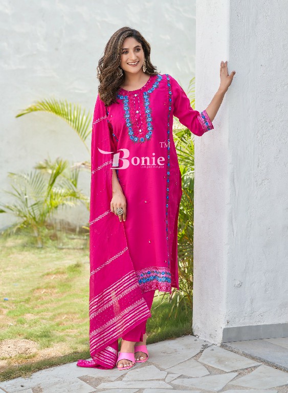 Bonie Shikha Vol-2 Wholesale 3 Piece Kurti With Pant And Dupatta