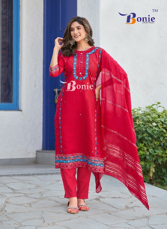 Bonie Shikha Vol-2 Wholesale 3 Piece Kurti With Pant And Dupatta