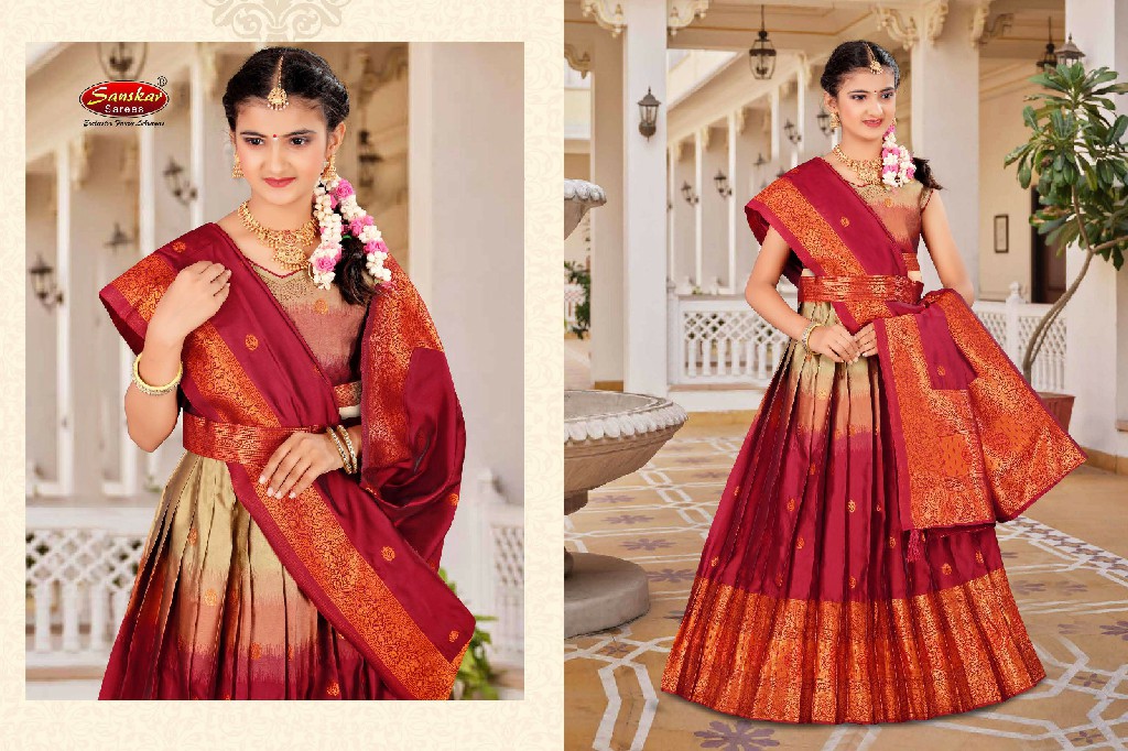 Sanskar Sarees Manali Wholesale Kids Readymade Lehengas