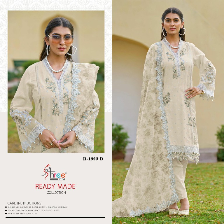 Shree Fabs R-1303 Wholesale Readymade Indian Pakistani Salwar Suits