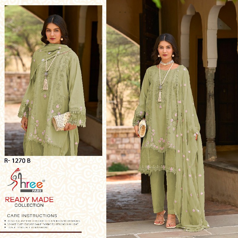 Shree Fabs R-1270 Wholesale Readymade Indian Pakistani Salwar Suits