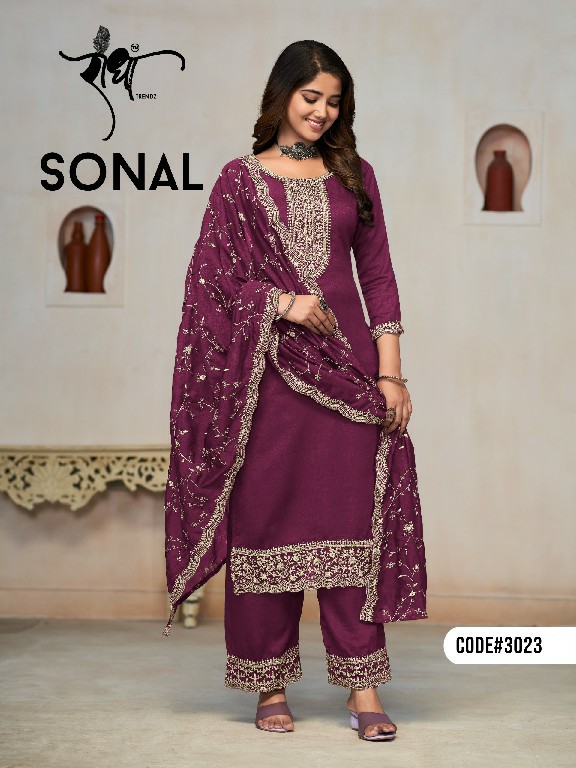 Radha Sonal Wholesale Pure Vchitra Fabrics Long Straight Suits
