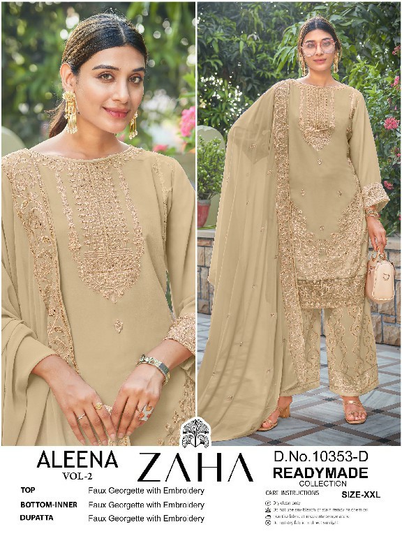 Zaha Aleena Vol-2 Wholesale Readymade Indian Pakistani Salwar Suits
