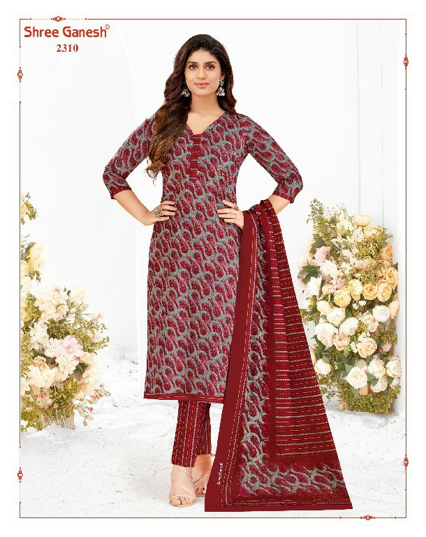 Shree Ganesh Samaiyra Vol-13 Wholesale Pant Chudidar Special Cotton Dress Material