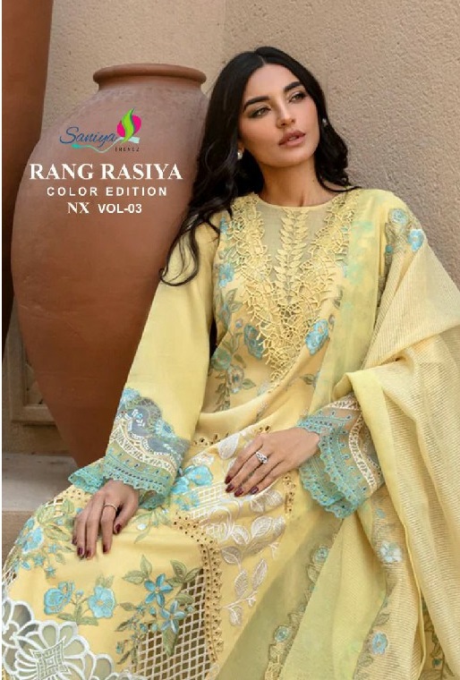 Saniya Rang Rasiya Color Edition Nx Vol-3 Wholesale Indian Pakistani Suits