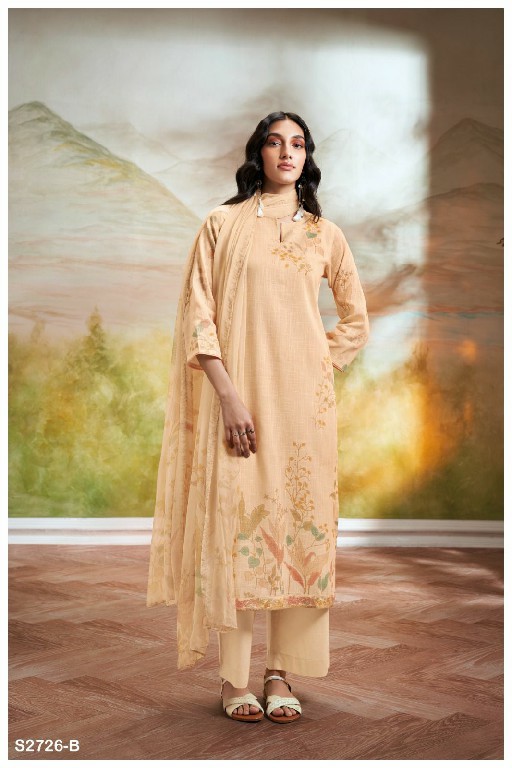 Ganga Kiana S2726 Wholesale Premium Cotton With Embroidery Salwar Suits