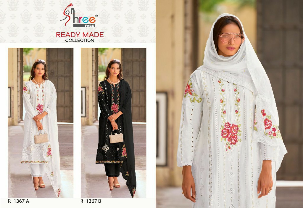 Shree Fabs R-1367 Wholesale Readymade Indian Pakistani Salwar Suits