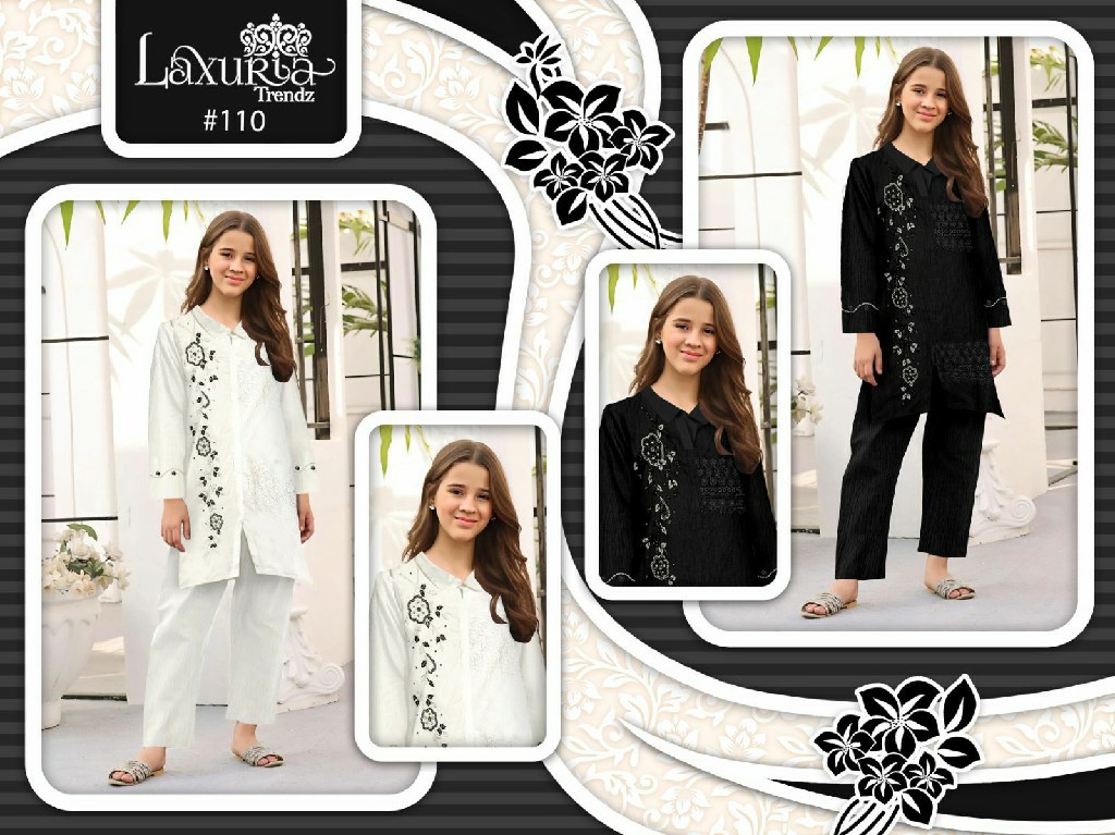 Laxuria LT-110 Wholesale Kids Special Luxury Pret Formal Wear Collection