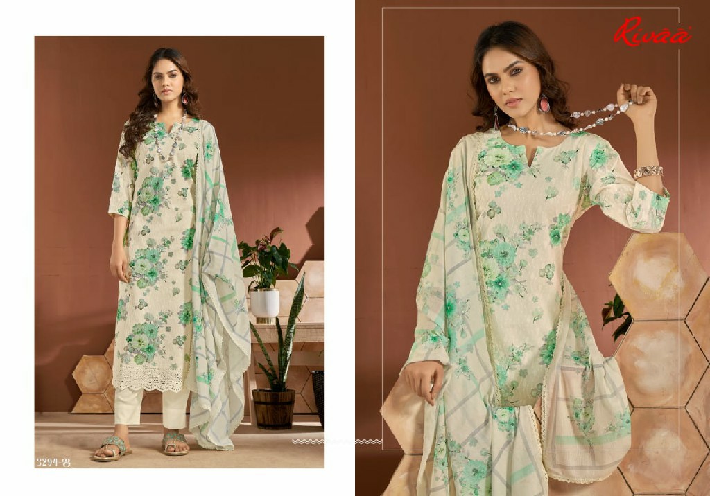 Rivaa Jivana Wholesale Pure Italian Lawn With Embroidery Salwar Suits