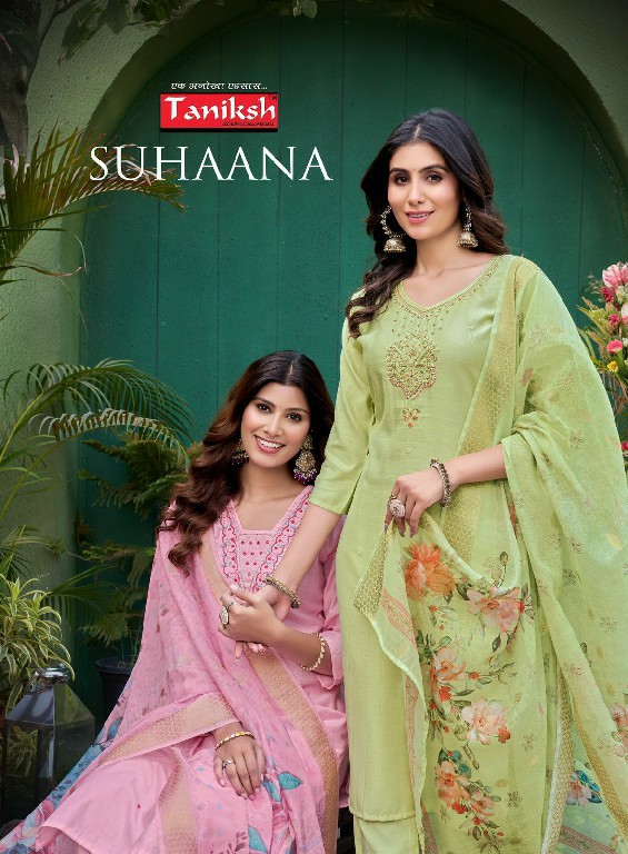 Taniksh Suhaana Vol-1 Wholesale Readymade Cotton VIscose With Handwork Salwar Suits