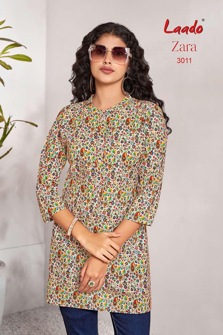 Laado Zara Vol-3 Fancy Short Tops Kurtis