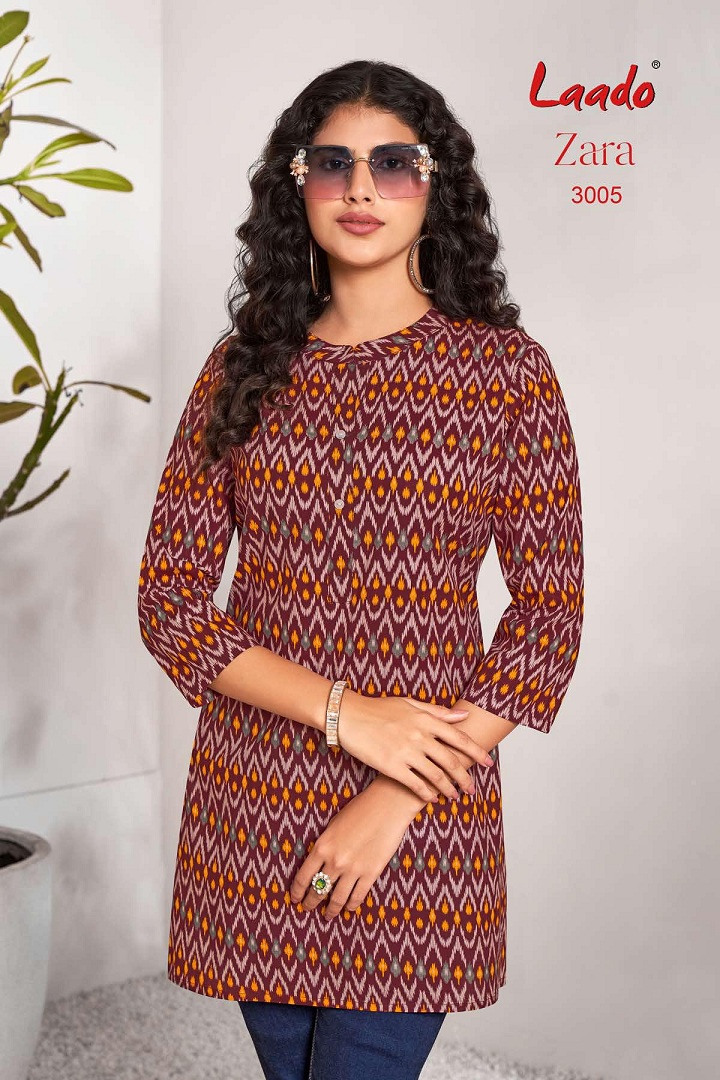 Laado Zara Vol-3 Fancy Short Tops Kurtis