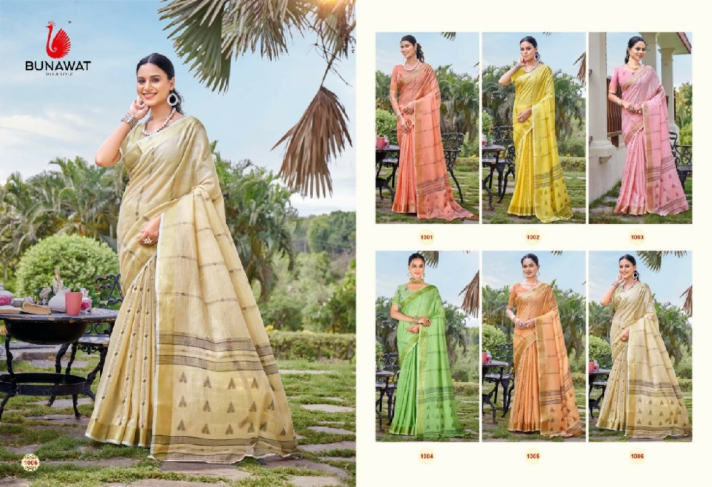 BUNAWAT SUPRABHAT COTTON WEDDING FESTIVAL SESSION SARIS WHOLESALER