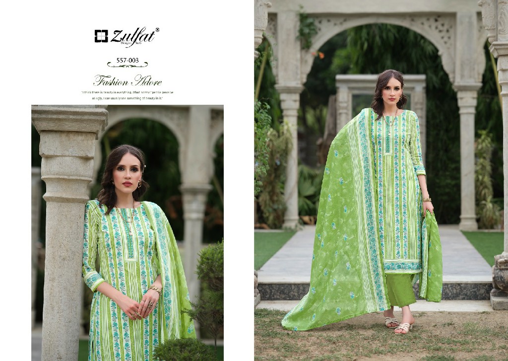 Zulfat Nazrana Vol-3 Wholesale Pure Cotton With Exclusive Print Dress Material