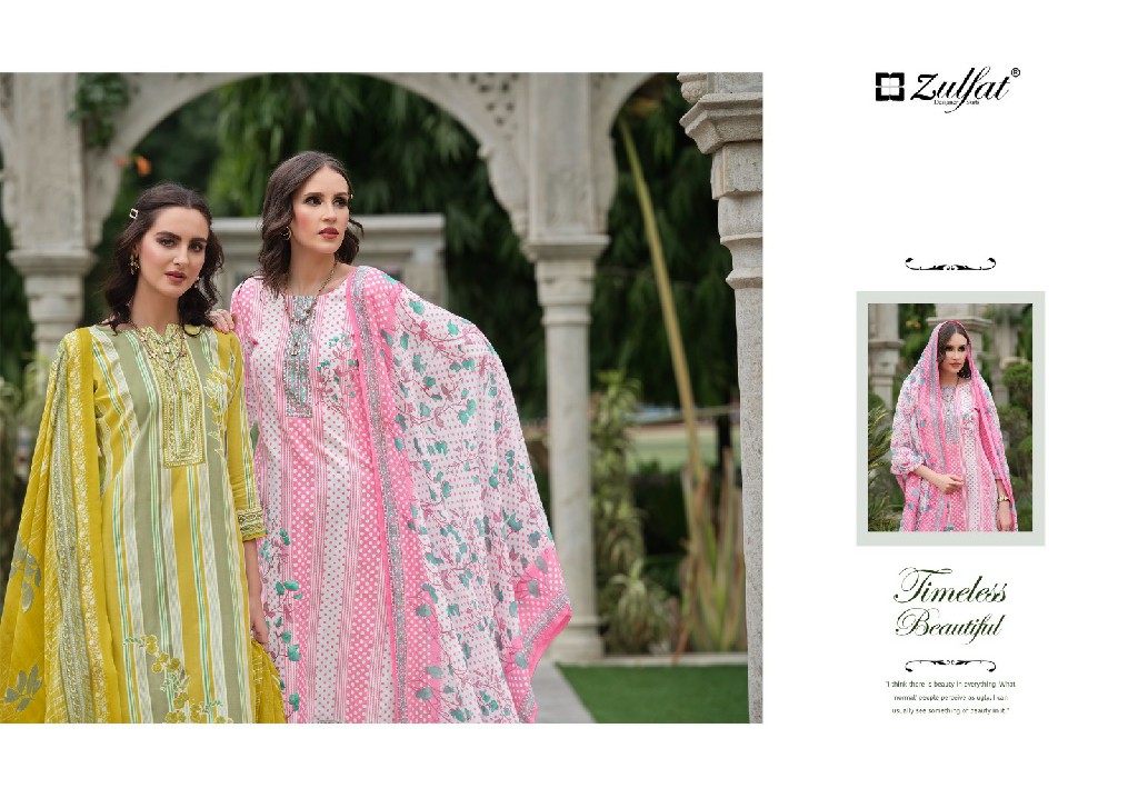 Zulfat Nazrana Vol-3 Wholesale Pure Cotton With Exclusive Print Dress Material