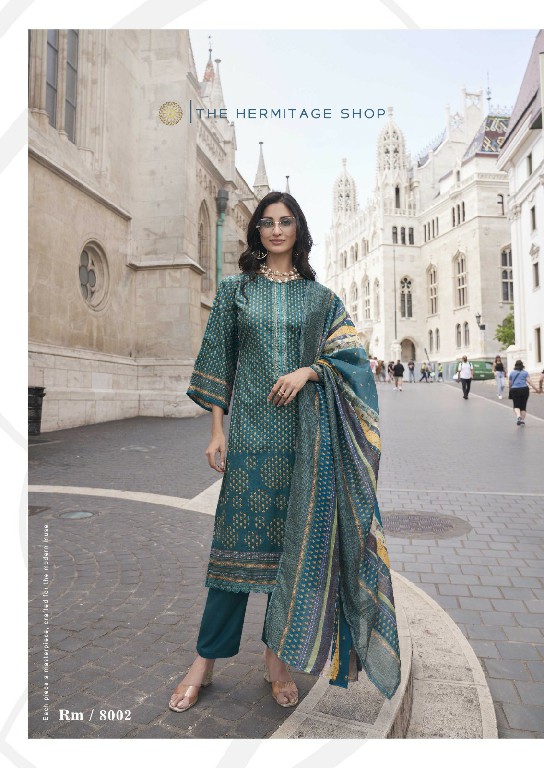 The Hermitage Shop Roz Meher Wholesale Pure Lawn Karachi Prints Dress Material