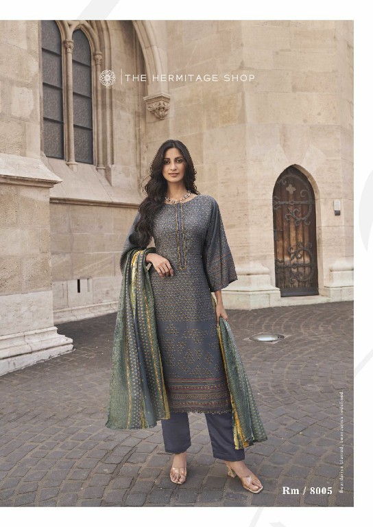 The Hermitage Shop Roz Meher Wholesale Pure Lawn Karachi Prints Dress Material