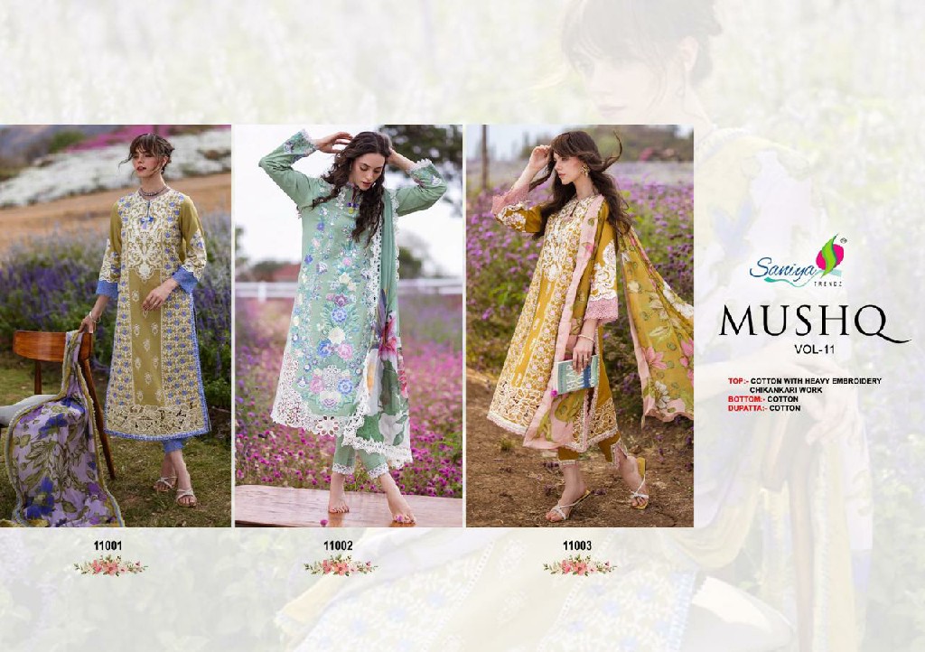 Saniya Mushq Vol-11 Wholesale Indian Pakistani Salwar Suits