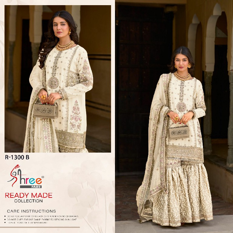 Shree Fabs R-1300 Wholesale Readymade Indian Pakistani Salwar Suits