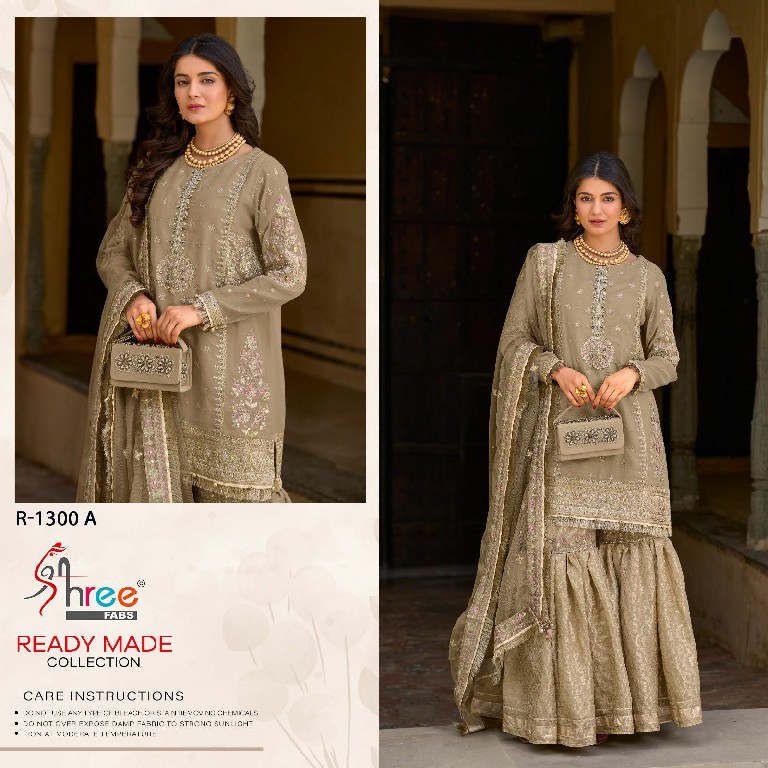 Shree Fabs R-1300 Wholesale Readymade Indian Pakistani Salwar Suits