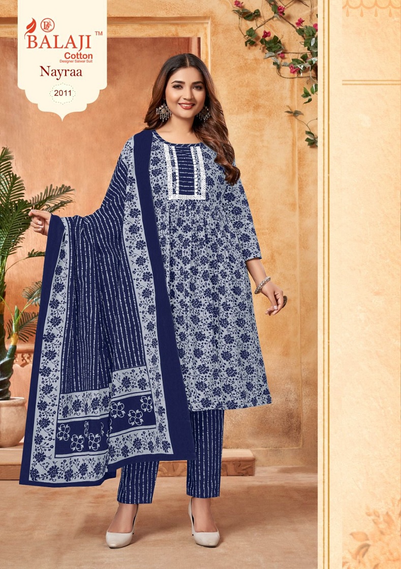 Balaji Nayraa Vol-2 Wholesale Readymade Cotton Salwar Suits