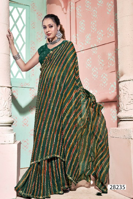 VALLABHI PRINTS BY LAHARIKA VOL 3 SUPERT HIT DESIGN GEORGETTE SAREE WITH BLOUSE