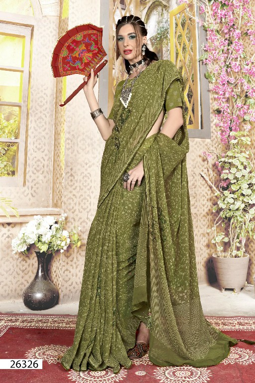 AARINI BY VALLABHI PRINTS BEAUTIFUL DESIGNER GEORGETTE SAREE EXPORTS