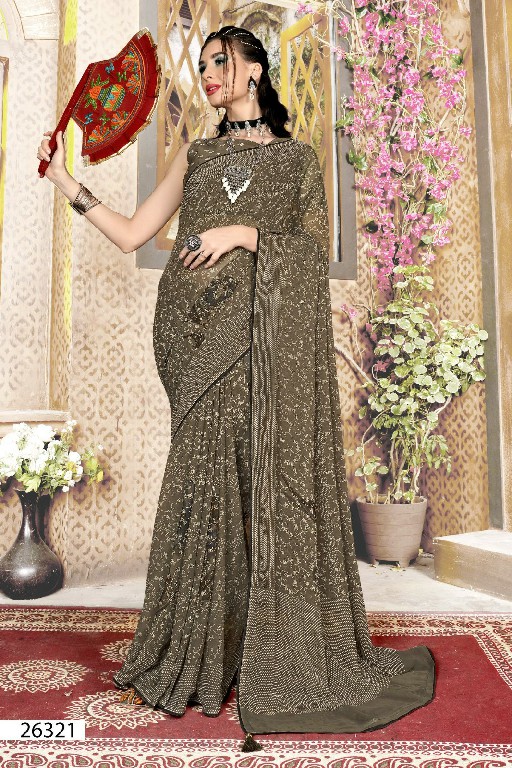 AARINI BY VALLABHI PRINTS BEAUTIFUL DESIGNER GEORGETTE SAREE EXPORTS