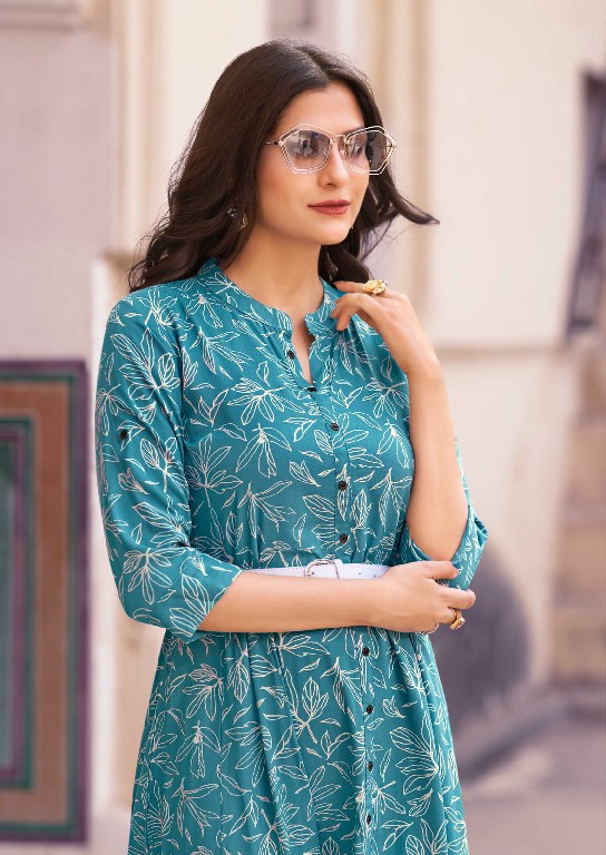 Mittoo Belt Vol-16 Wholesale Rayon Print With Belt Kurtis