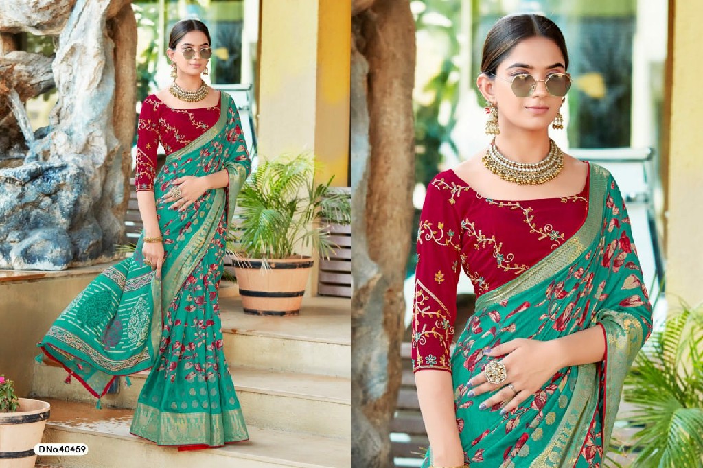 5D Designer Aahana Wholesale Soft Silk Jacquard Ethnic Sarees