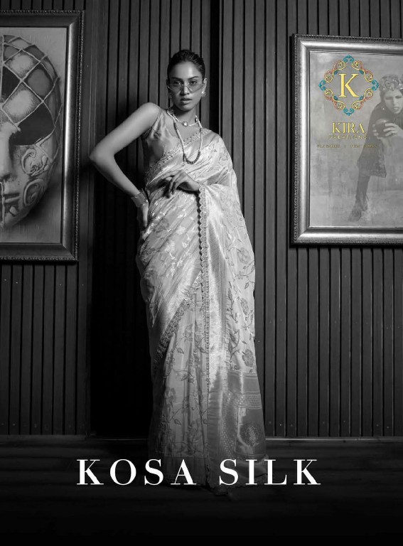 Kira Creations Kosa Silk Wholesale Silk Sarees With Embroidered Blouse Sarees