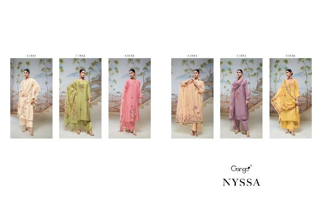 Ganga Nyssa Wholesale Premium Bemberg Silk Salwar Suits