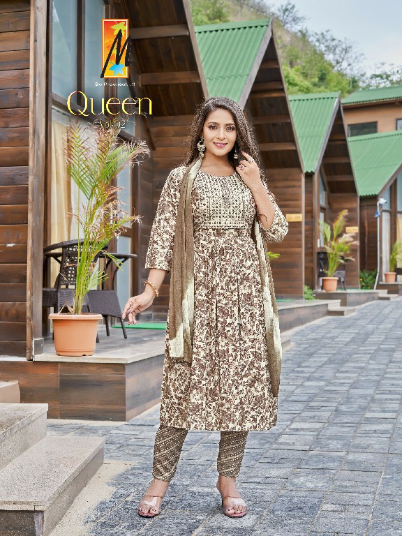 Master Queen Vol-2 Wholesale Alia Cut Kurtis With Pant And Dupatta