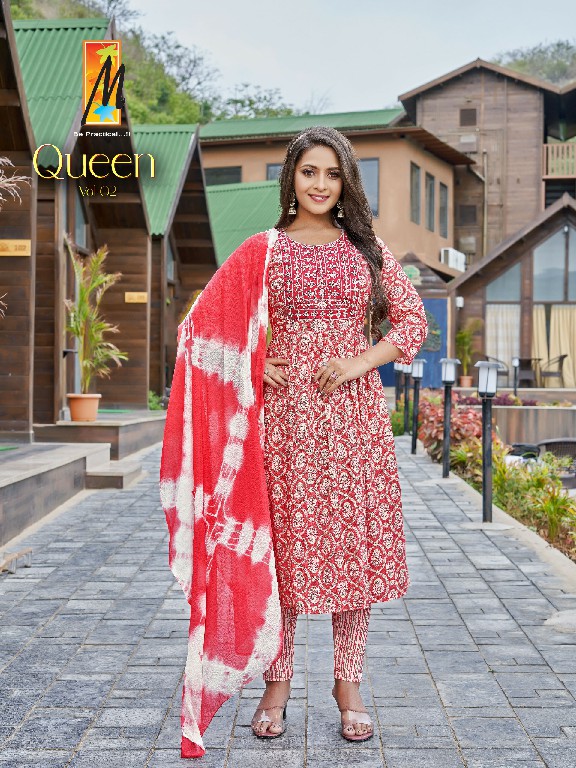 Master Queen Vol-2 Wholesale Alia Cut Kurtis With Pant And Dupatta