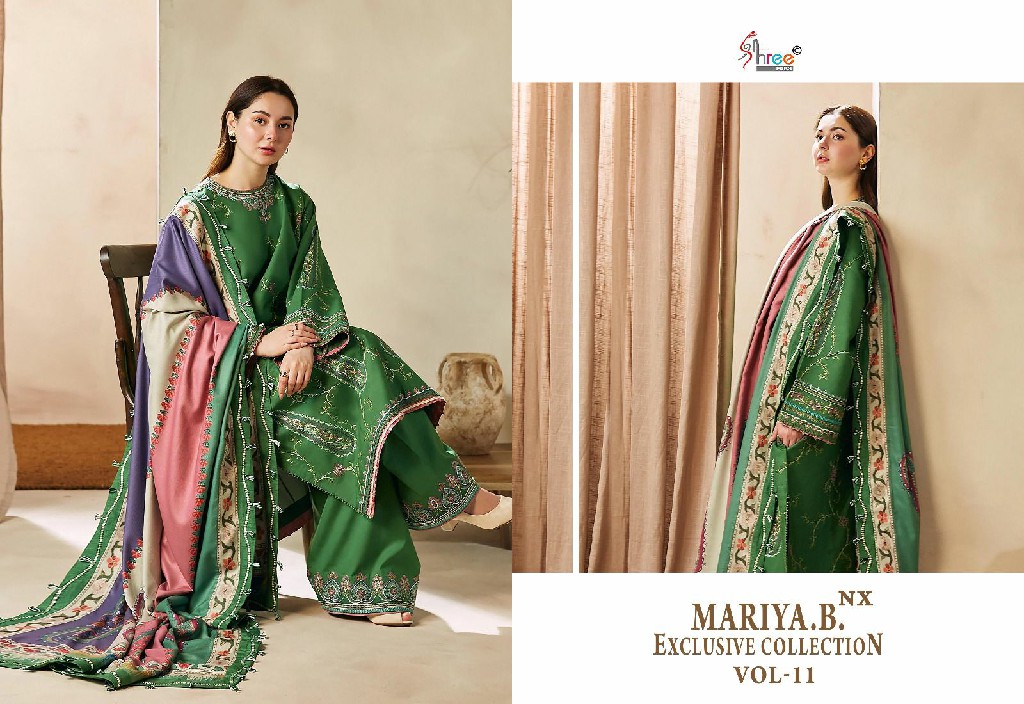Shree Fabs Mariya B Exclusive Collection Vol-11 Nx Wholesale Indian Pakistani Salwar Suits