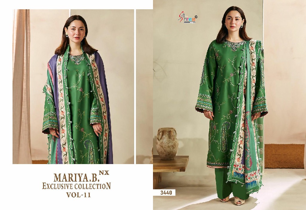 Shree Fabs Mariya B Exclusive Collection Vol-11 Nx Wholesale Indian Pakistani Salwar Suits