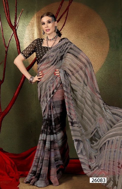 Vallabhi Sarara Vol-4 Wholesale Georgette Fabrics Ethnic Sarees