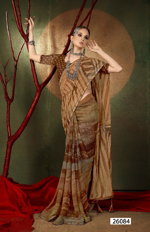 Vallabhi Sarara Vol-4 Wholesale Georgette Fabrics Ethnic Sarees