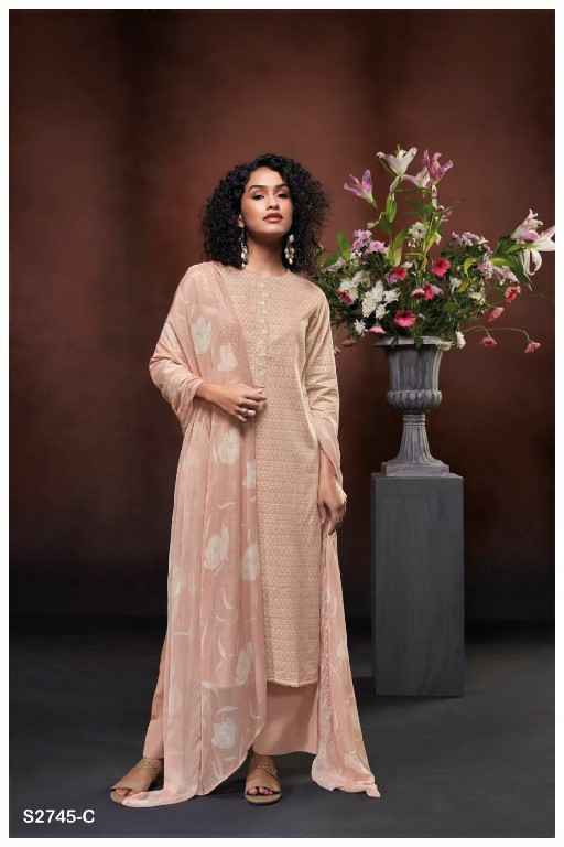 Ganga Devanshi S2745 Wholesale Premium Woven Salwar Suits