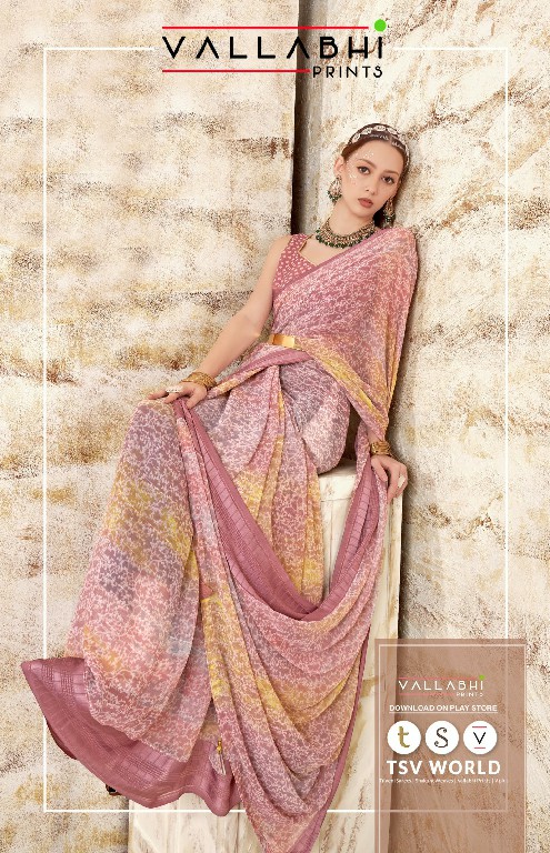 Vallabhi Kanupriya Vol-3 Wholesale Georgette Fabrics Indian Sarees