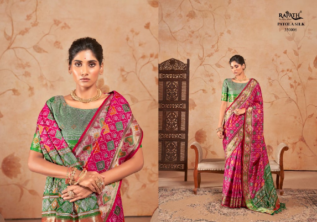 Rajpath Ridhhi Siddhi Wholesale Patola Silk Ethnic Sarees