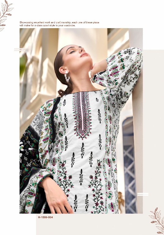 Alok Qudrat Black And White Vol-8 Wholesale Pure Cambric Cotton Dress Material