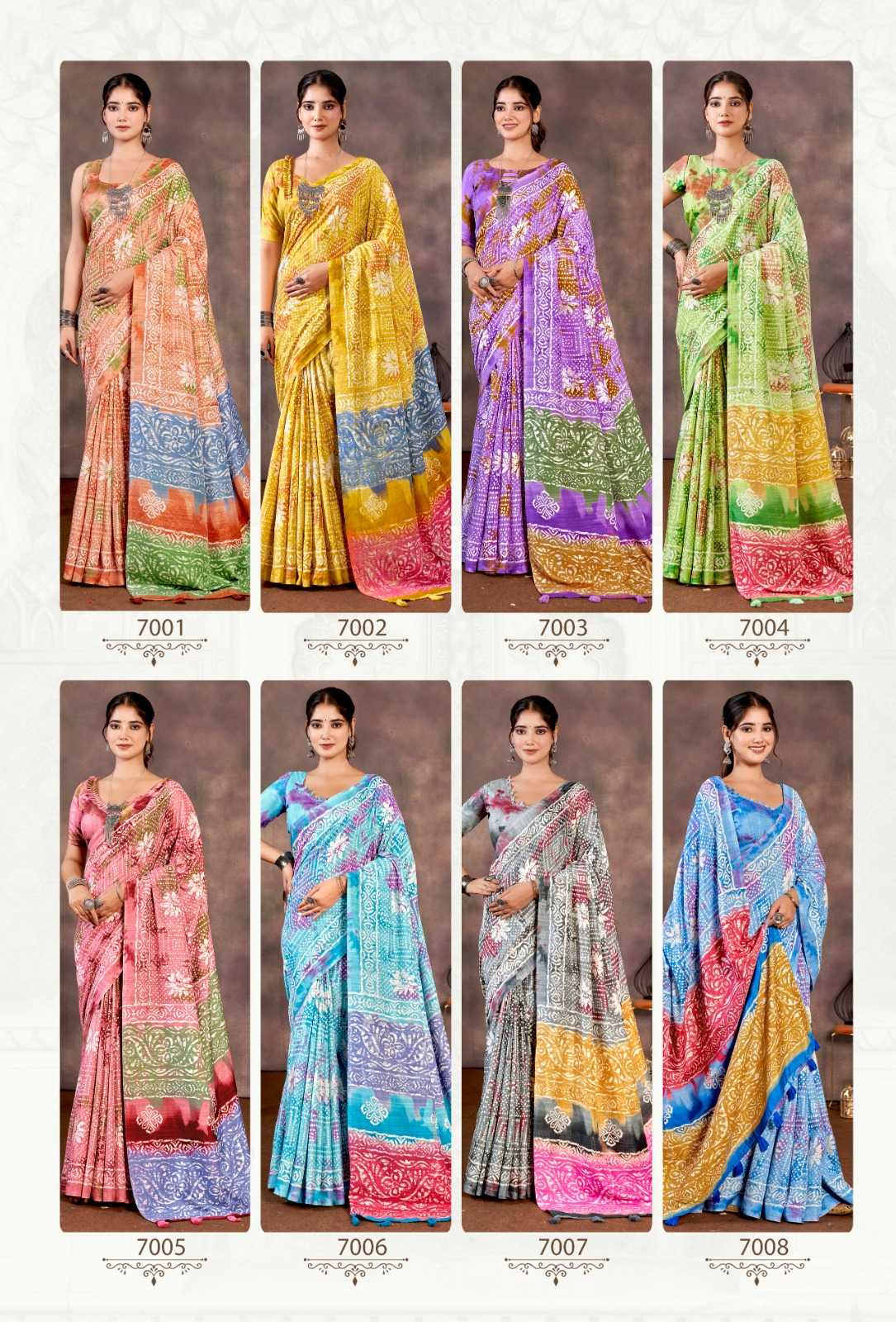 ELEICA VOL 1 BY VINAMRA COLLAM PATTA DAILY WEAR SAREE WHOLESALER