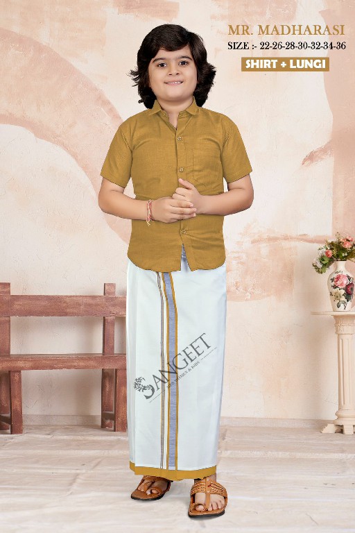 Sangeet Mr Madharasi Wholesale Shirt And Lungi