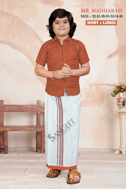 Sangeet Mr Madharasi Wholesale Shirt And Lungi