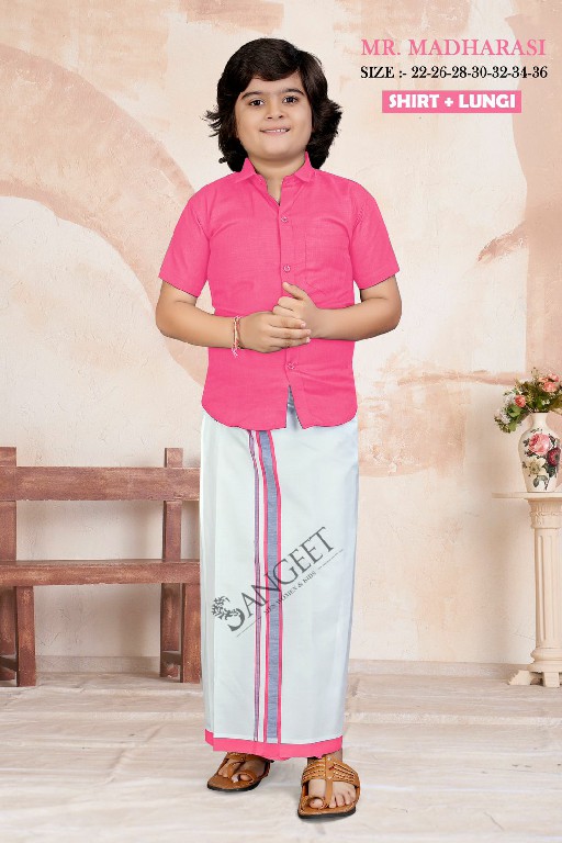 Sangeet Mr Madharasi Wholesale Shirt And Lungi