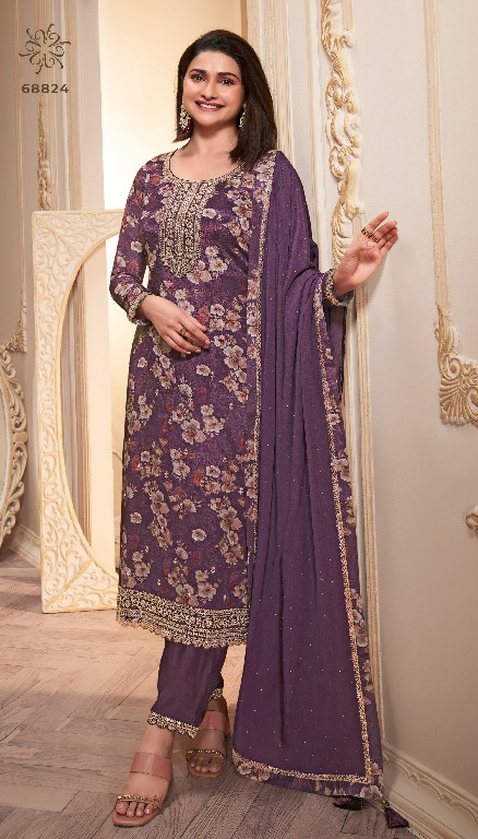 Vinay Kuleesh Pahal Wholesale Digital Printed Chinon Top Designer Salwar Suits
