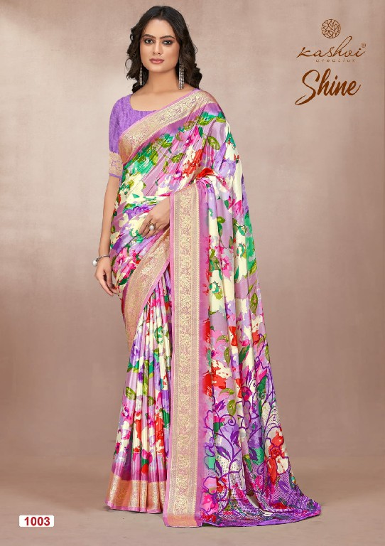 Kashvi Shine Wholesale Viscose Crepe Silk Ethnic Sarees