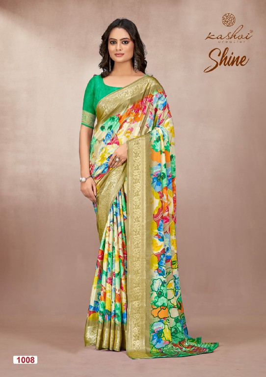 Kashvi Shine Wholesale Viscose Crepe Silk Ethnic Sarees