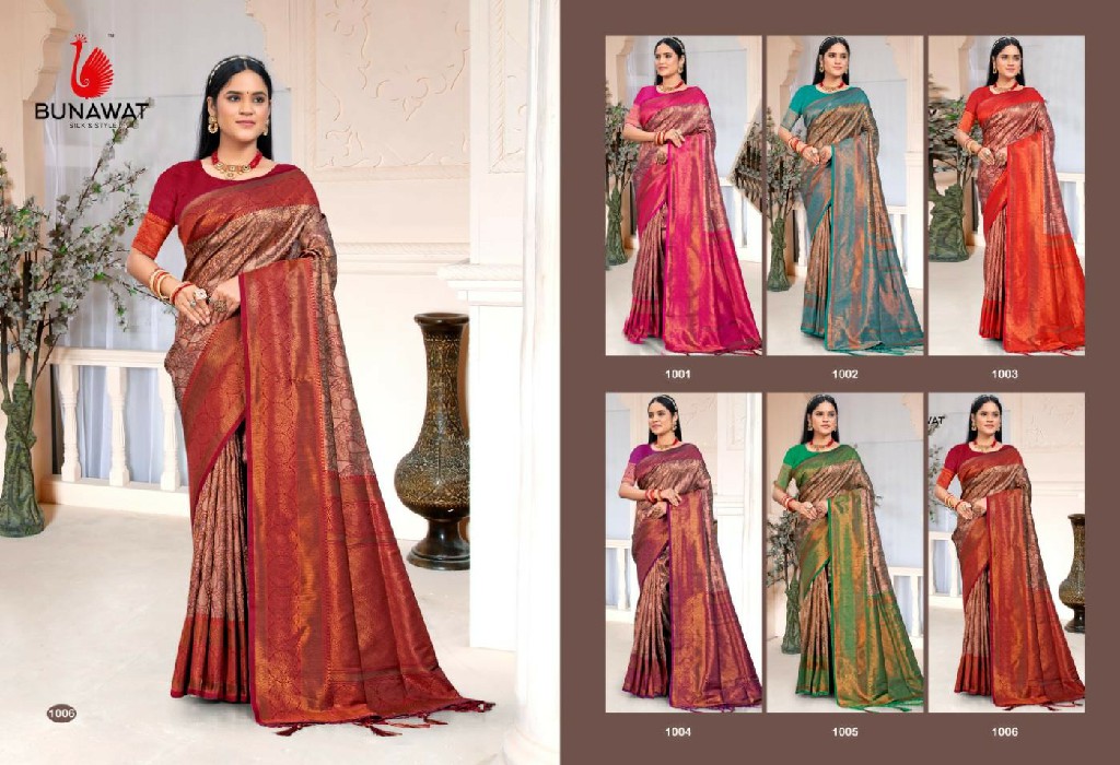 BUNAWAT CADBURY SILK VOL 8 FESTIVAL SILK SAREE COLLECTION